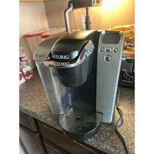 Keurig K Cafe Single Serve Coffee Maker Model B70 Stainless Steel Works Great!